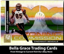 2007 Donruss Elite Chad Johnson #ZC-16 Bengals Zoning Commission Gold /1000 NFL