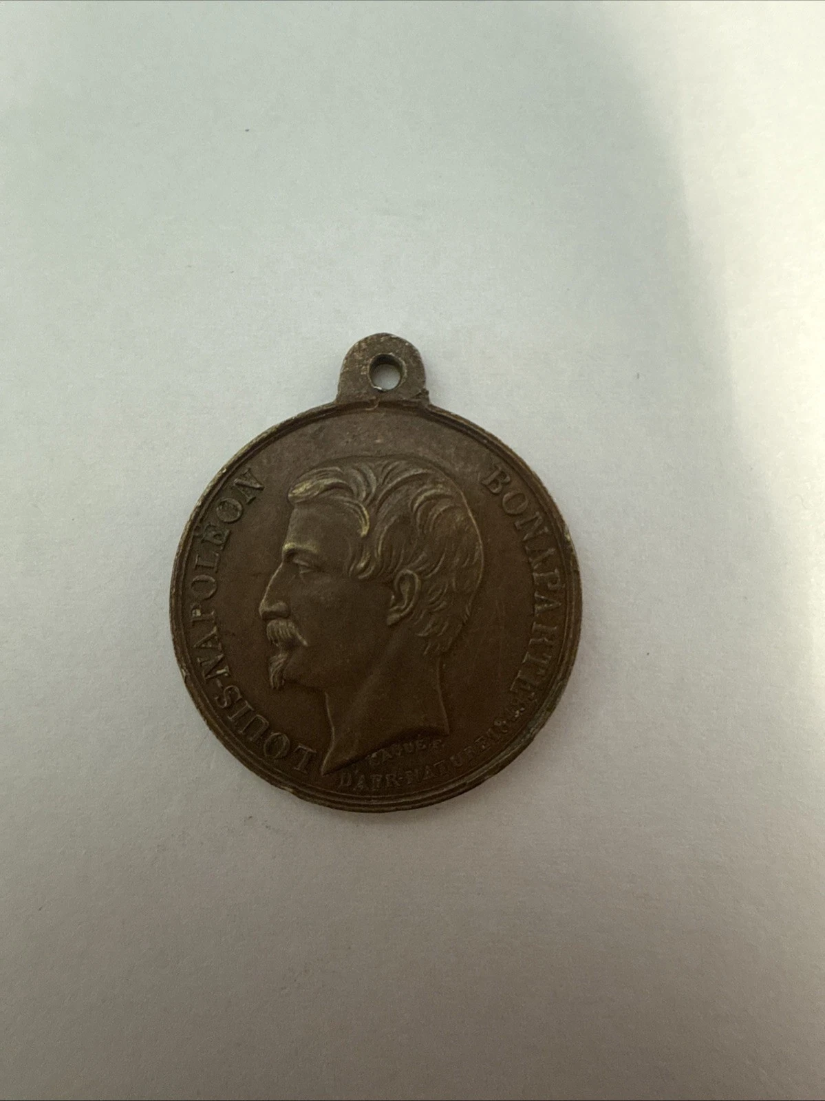 Jeton / Pendentif LouisNapoléon Bonaparte D’apr Nature 1848