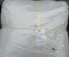 Pottery Barn Cocoon VoileKing / Cal Quilt - White - New