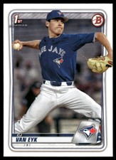 2020 Bowman Draft #BD-93 CJ Van Eyk