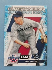 Bob Feller 2021 Topps Outstanding  Opening Day #OOD-6 Cleveland Indians