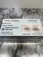 Delfanti Milano Hyaluronic Acid Duo Pack Day & Night Cream w/ Omega 6 & Vitamins