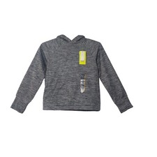 All In Motion Youth Pullover Hoodie S 6/7 Heather Gray With Thumbholes, NWT