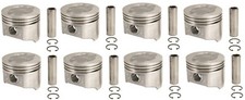 Sealed Power Cast Dish Pistons Set8 For 1966-1970 Ford Mercury 428 Fe Standard
