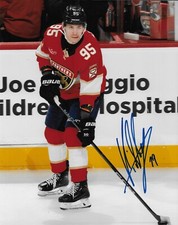 Signed Sandis Vilmanis Florida Panthers Autographed 8x10 Photo #1 Original