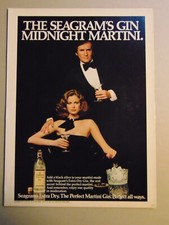 1978 Midnight Martini Seagrams Extra Dry Gin ...