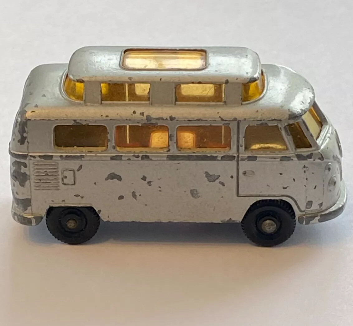 miniマッチボックスフォルクスワーゲン CARAVETTE NO.34 Vintage Matchbox Lesney Made in England No. 34 Volkswagen