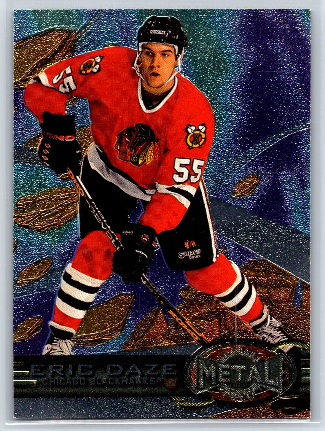 1996-97 Metal Universe Eric Daze Chicago Blackhawks #27