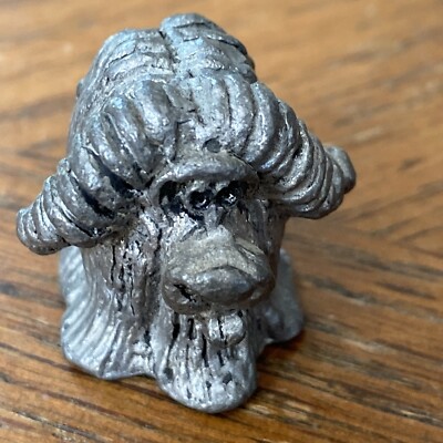 Michael Ricker Pewter Ram Goat Knick Knack Miniature Figure 1.5 