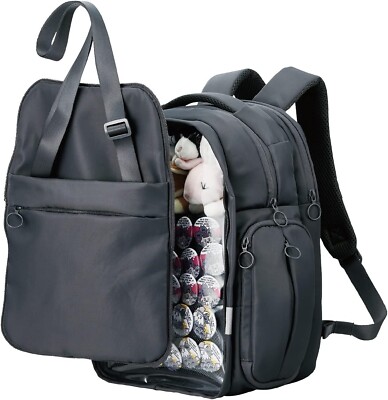 ELECOM Backpack, Push Bag, Ita Bag, M Size, Detachable Front Part, Mimic Mode, P