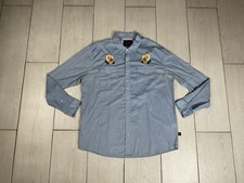 Howler Bros Gaucho SnapShirt Mens XL Vented Pearl Irie Hibiscus Button