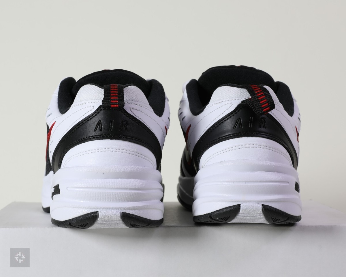 Nike Air Monarch IV White Red Black Walking Shoes Men