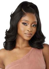 Outre Human Hair Blend 5x5 Lace Closure Wig - BODY WAVE 16"