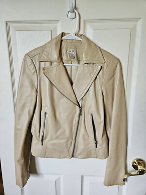 CACHE 100% Lamb leather size 4. beige