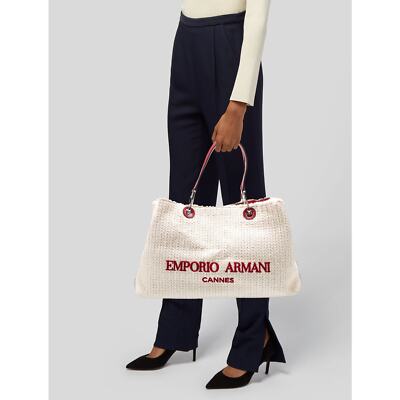 Emporio Armani MYEA Large Designr bag shopper shoulder tote Cannes