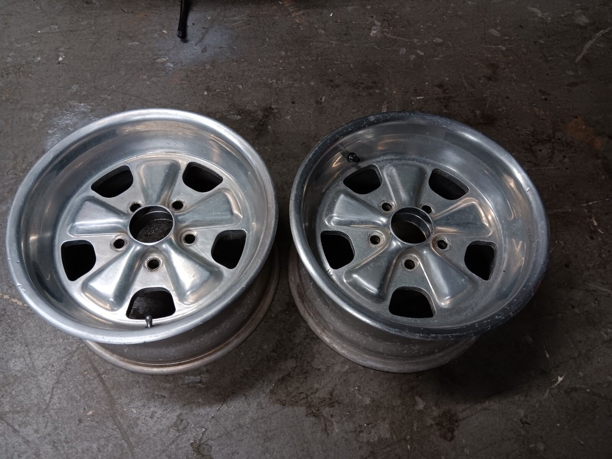 ☆ RARE! FUCHS VW Bus PORSCHE 2 vintage Weld P-9 wheels 15x8 5X4
