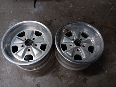 ☆ RARE! FUCHS VW Bus PORSCHE 2 vintage Weld P-9 wheels 15x8 5X4