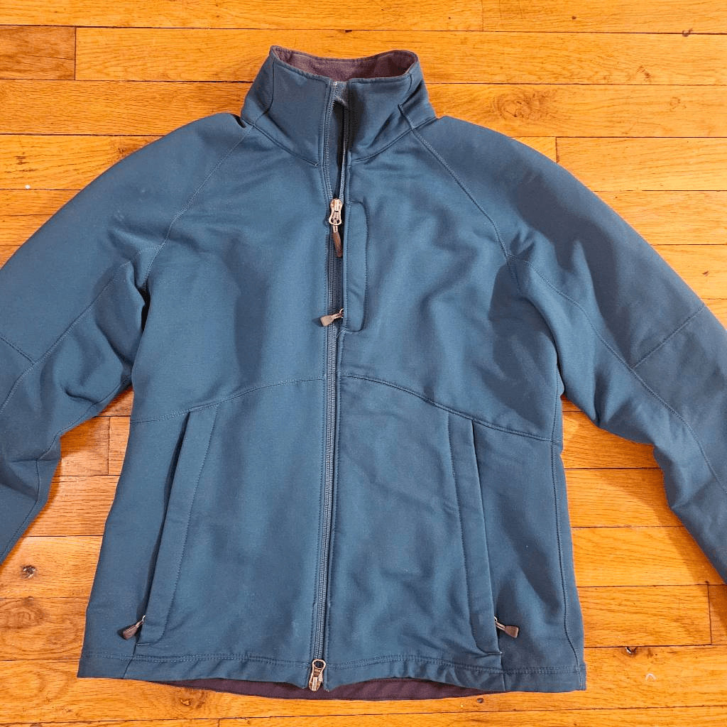 Ibex Sofshell Full Zip Jacket Peak Climawool Logo… - image 2