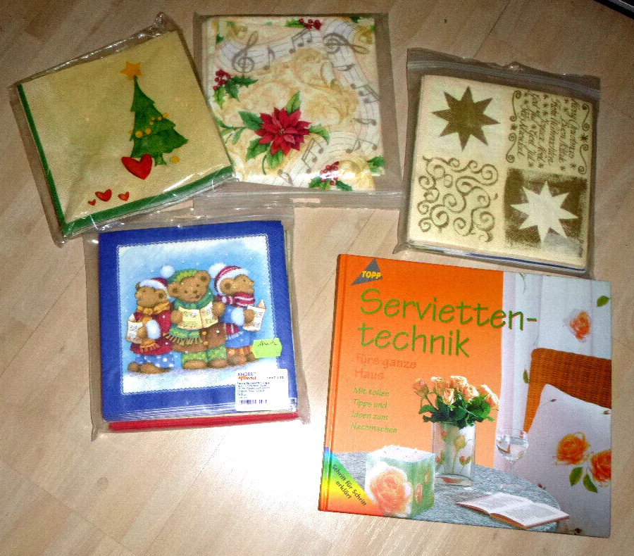 Set für Servietten - Technik / Servietten - Falten, Neu
