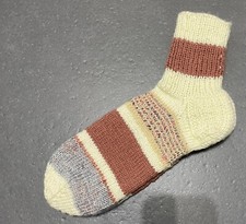 Handgestrickte Socken Wohlf&uuml;hlsocken Handarbeit Gr. 39 40 41 Neu - Unikat!