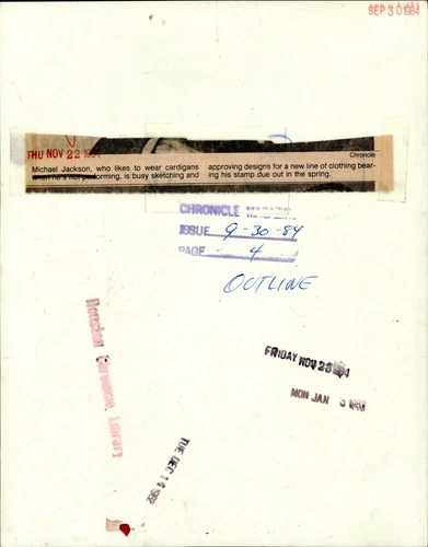 Michael Jackson Collection (1981-1989) (9 vintage prints) - 画像18/18