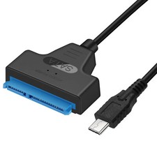 USB 3.1 Type-C To SATA 22 Pin HDD Hard Disk Driver SSD Adapter Cable USB C