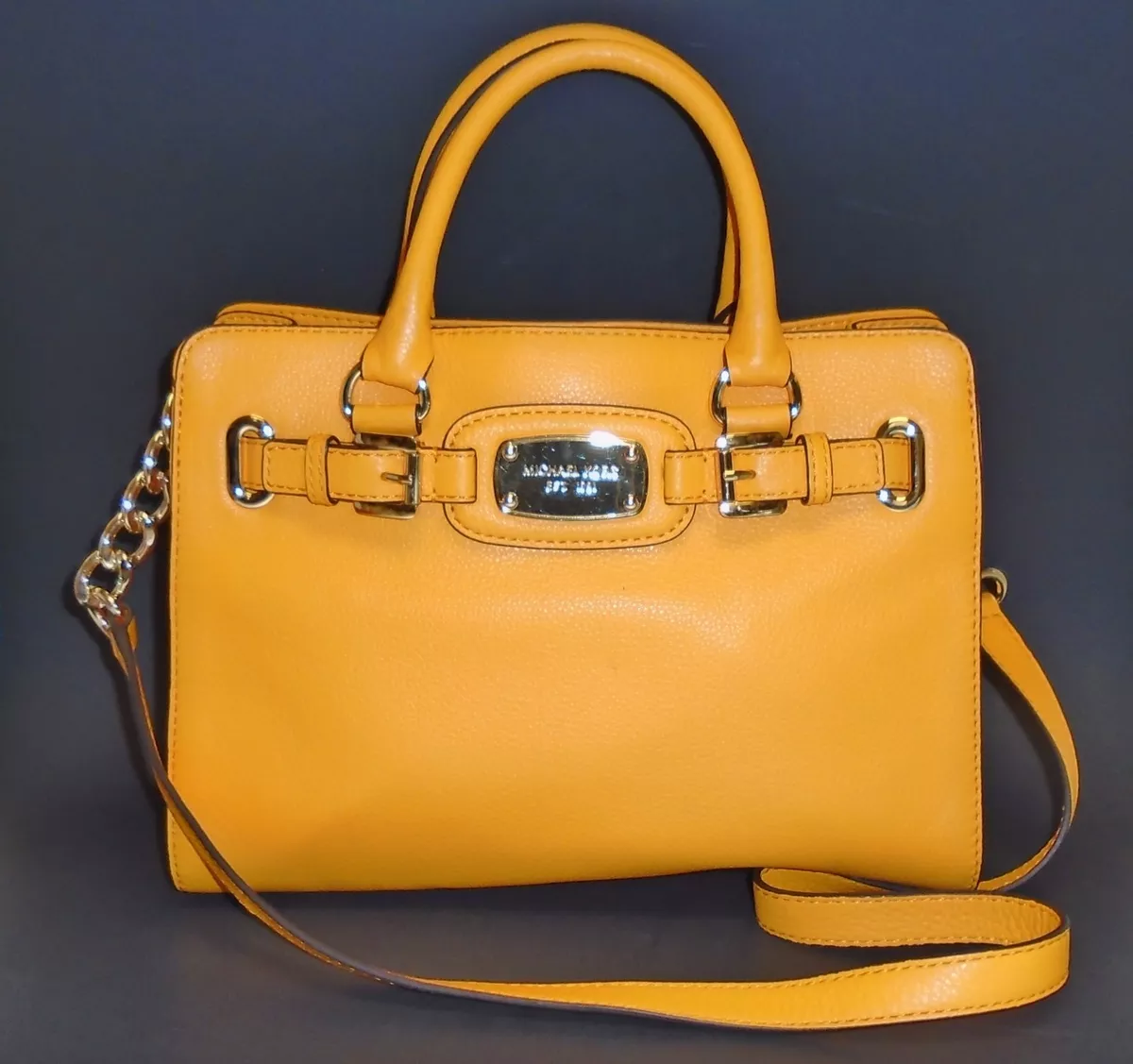 Michael kors hamilton tote yellow deals