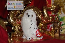 TY BEANIE BABY KNOWLEDGE THE BORDERS EXCLUSIVE OWL-6"-2007-MWNMT-NICE GIFT 