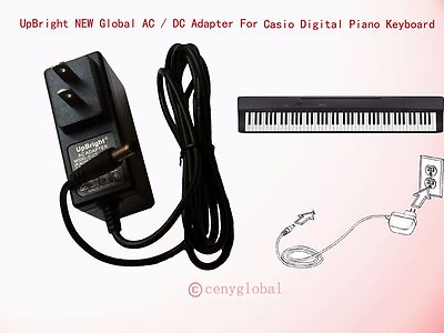 Worldwide AC Adapter For Casio Privia Digital Piano Keyboard Series Power Supply