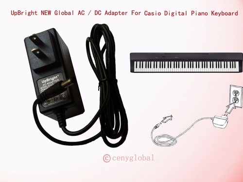Worldwide AC Adapter for Casio Privia Digital Piano Keyboard Series Power Supply - Bild 1 von 6