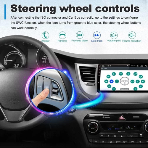CarPlay Car GPS Stereo Radio Navi For Hyundai Tucson 2015-2019 Android 13 4+64GB - Picture 10 of 19