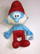 Papa Smurf 2010 Peyo Nanco 18” Plush Stuffed Doll Toy w Original Tag The Smurfs