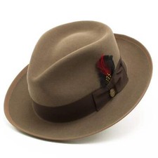 Stetson 100 Wool Felt 'Whippet' Hats in CAMEL