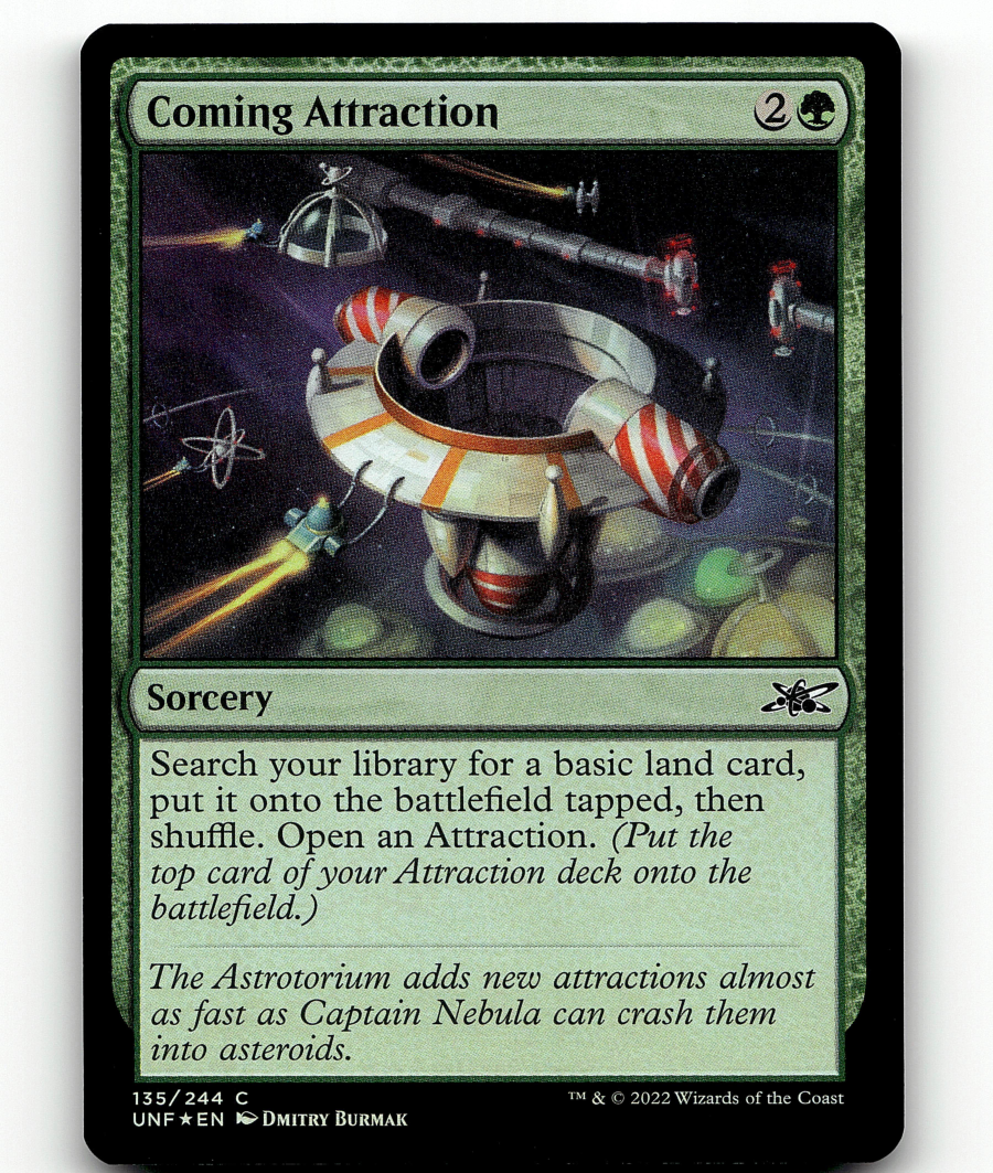 MTG Unfinity Coming Attraction 135 Foil Common | eBay