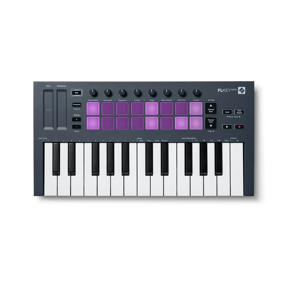 Novation FLKey Mini MIDI USB Controller 25-Key for FL Studio - Belfield Music - image 4 of 4