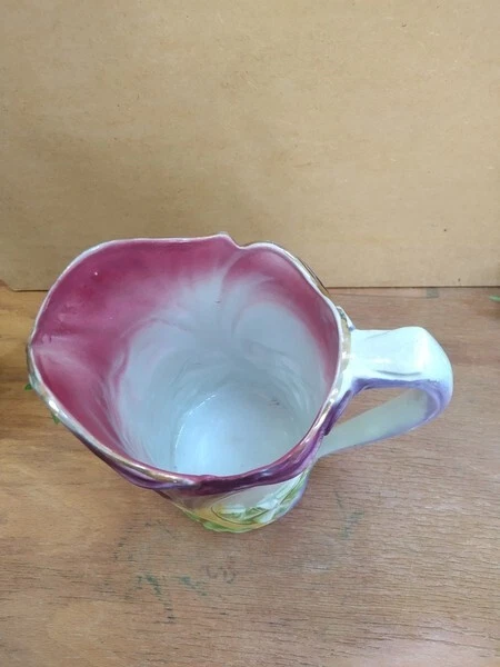 Pichet en barbotine d’Onnaing, modèle Vallauris - Photo 3/4