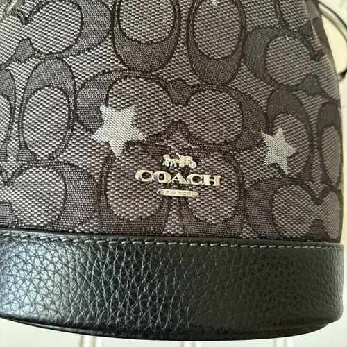 Coach | Damen Dempsey Bucket Bag Signature Jacquard mit Sternenstickerei Neu mit Etikett - Bild 6 von 15