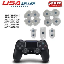 Rubber Silicone Conductive Button Pad Set for fit PlayStation 4 DualShock 4