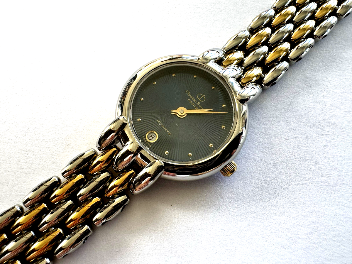 Christian Bernard Paris Quartz Two Tone N3311 Ladies Watch Small