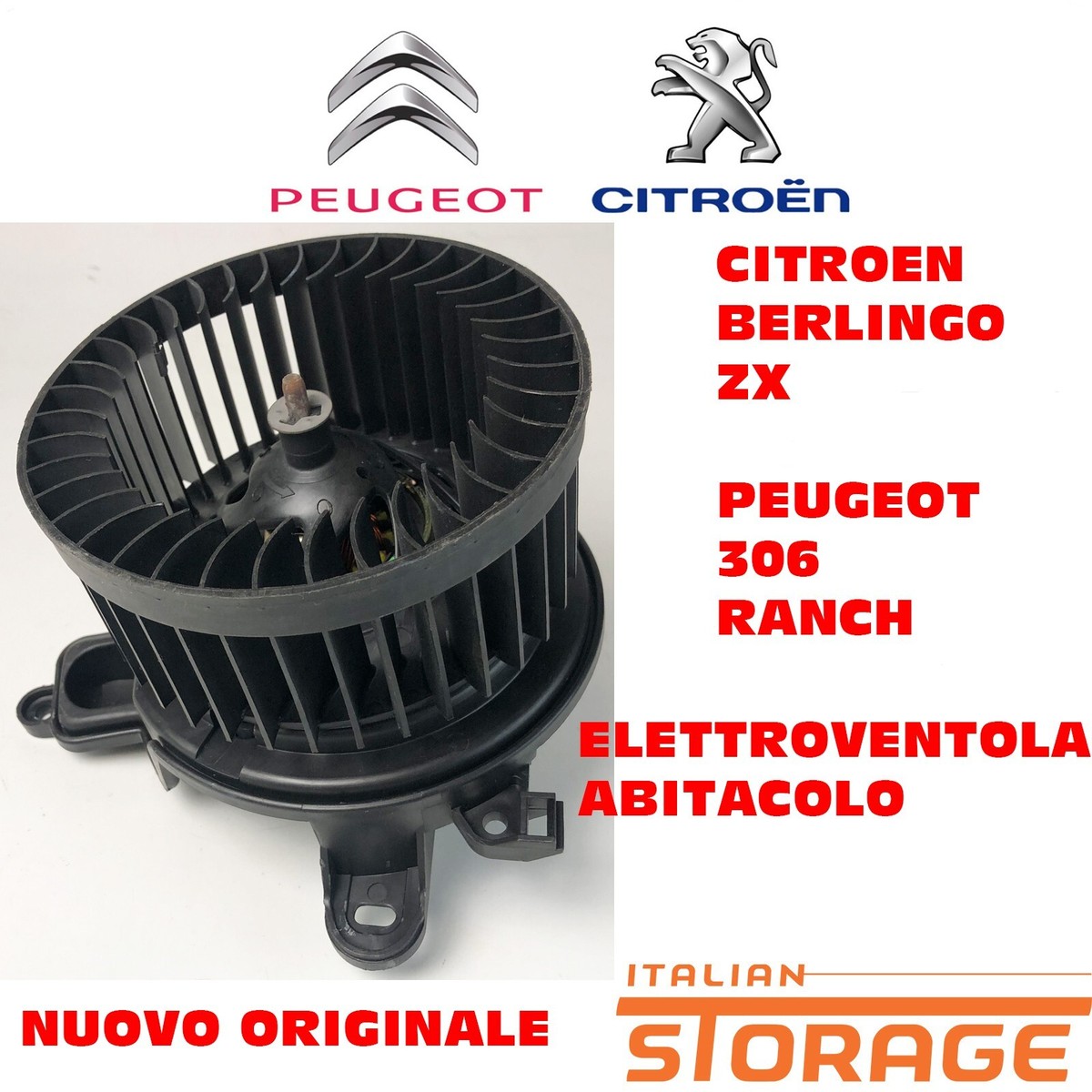 M.M Citroen Peugeot Blower Motor Housing New Original Valeo 644195