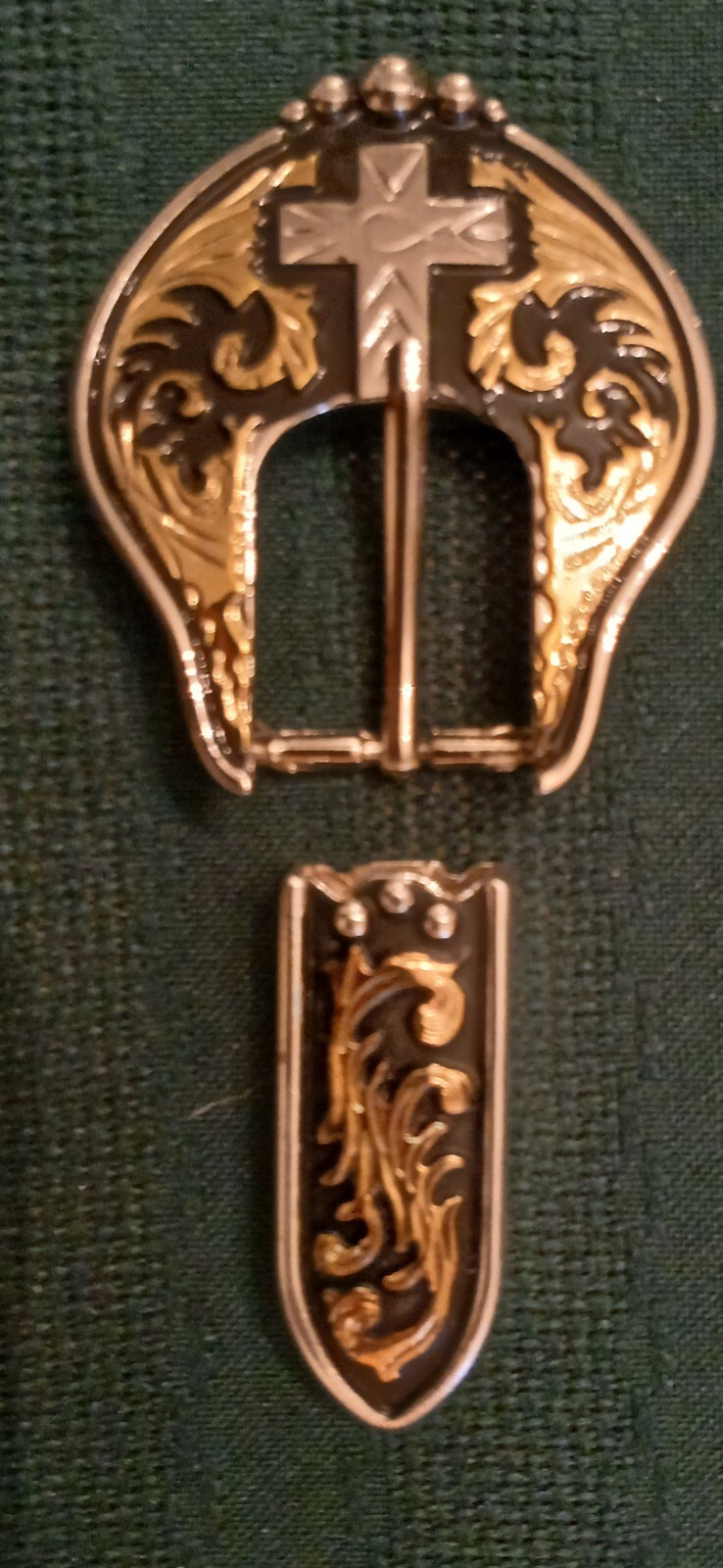 WESTERN -RANGER STYLE-BELT BUCKLE-CROSS DESIGN-RODEO-WESTERN RANGER BELT BUCKLE