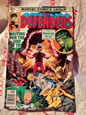 The Defenders #77 Nov 1979 Marvel Comics Moon Dragon leaves Wasp joins