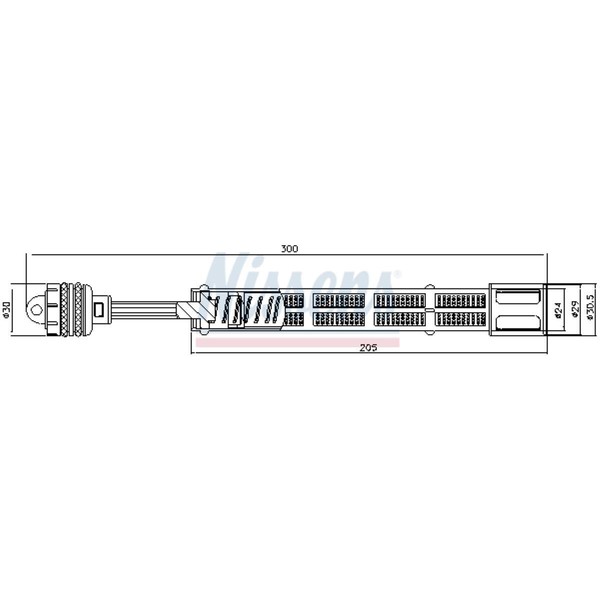 Nissens Trockner Klimaanlage Kunststoff FüR Fiat Punto Alfa Romeo 147 GT 95322-image
