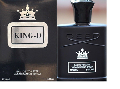 SET OF 2 KING D MEN EAU DE COLOGNE TOILETTE PARFUM PERFUME 3.4 OZ