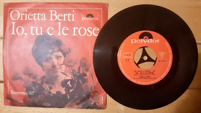 ORIETTA BERTI - ICH, DU UND DIE ROSEN / WENN IN DER NACHT (VINYL) SANREMO 1967
