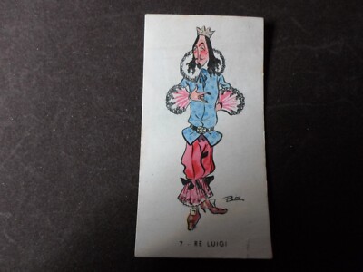 No.7 King Luigi figurines the 4 musketeers perugina buitoni 1936 bioletto