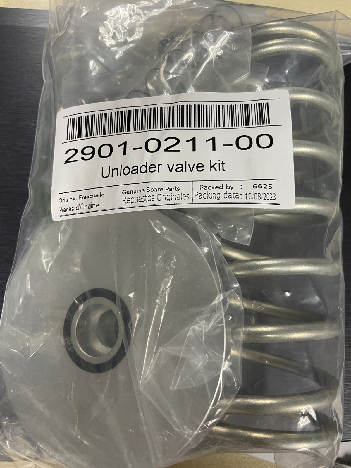 Unloding Valve Kit 2901021100 UNLOADING VALVE KIT 2901-0211-00 Fits ATLAS COPCO #Q8096 ZX ...