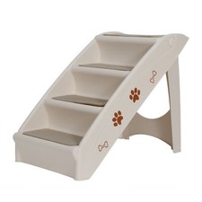 Light Weight Dog Stair for High Bed Couche Sofa 4 Step Portable Washable Ladder