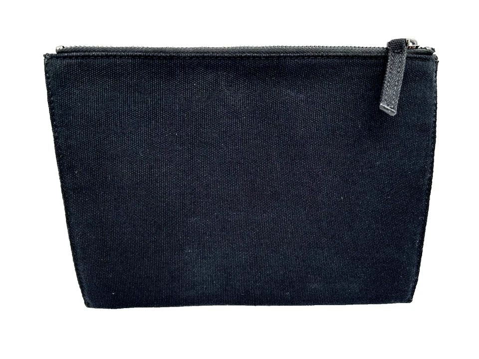 Bolso de Cosméticos de Maquillaje Balenciaga Perfumes Tela de Cuero Blanco y Negro para Mujer Foto 2 de 4