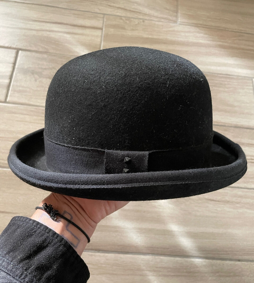 rare Diesel Black Gold vintage felt bowler hat derby fedora rare Diesel Black Gold vintage felt bowler hat derby fedora
